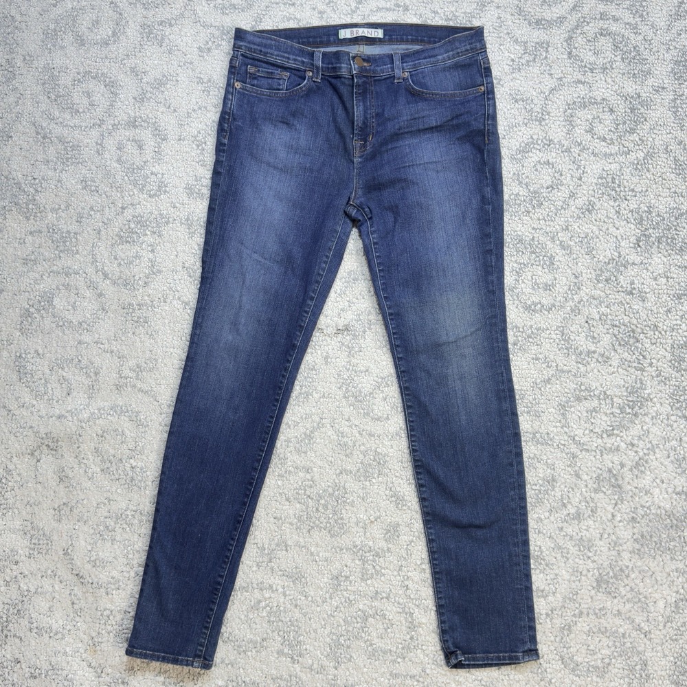 J‎ BRAND Skinny Leg Jeans Women's Size 31x29 Vivid Style 811C032 Cut # 10066